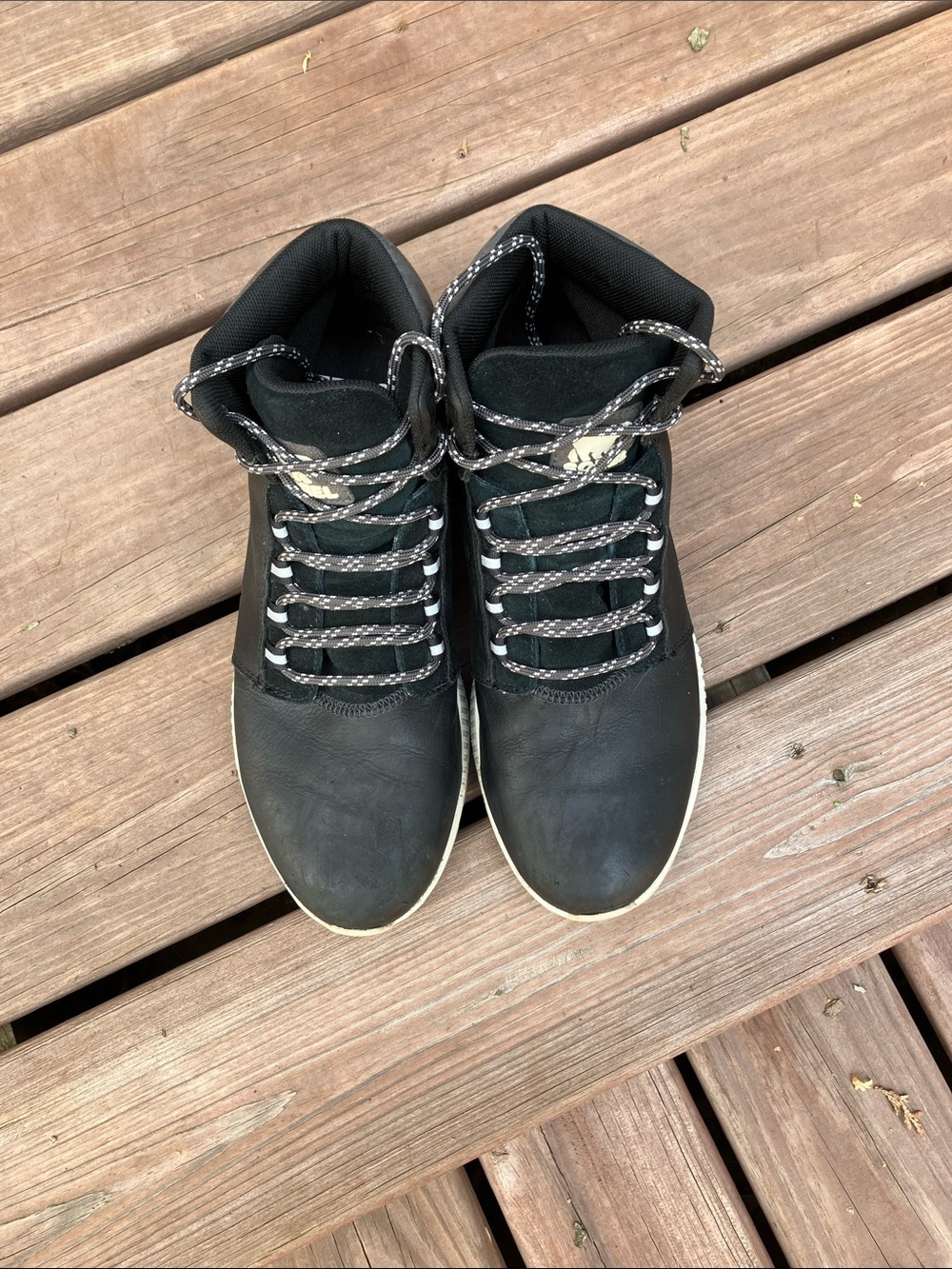 Sorel Men’s Mac Hill Lite Mid Sz 10 Waterproof Lace up Black Boots